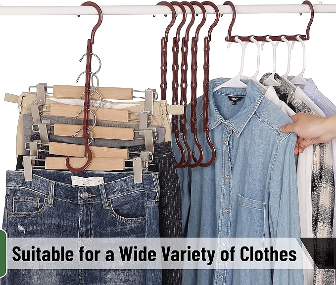 Mr. Pen- Space Saving Hangers, 360° Rotating Hooks | Magic Cascading Hanger - Image 8