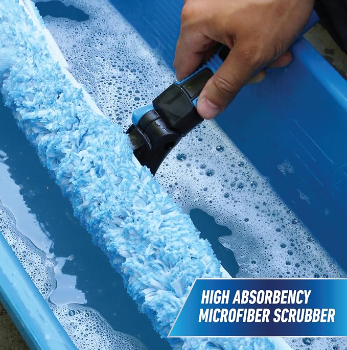 Unger Professional Connect and Clean 18” Proflex 2-in-1 Squeegee and Scrubber - Image 6