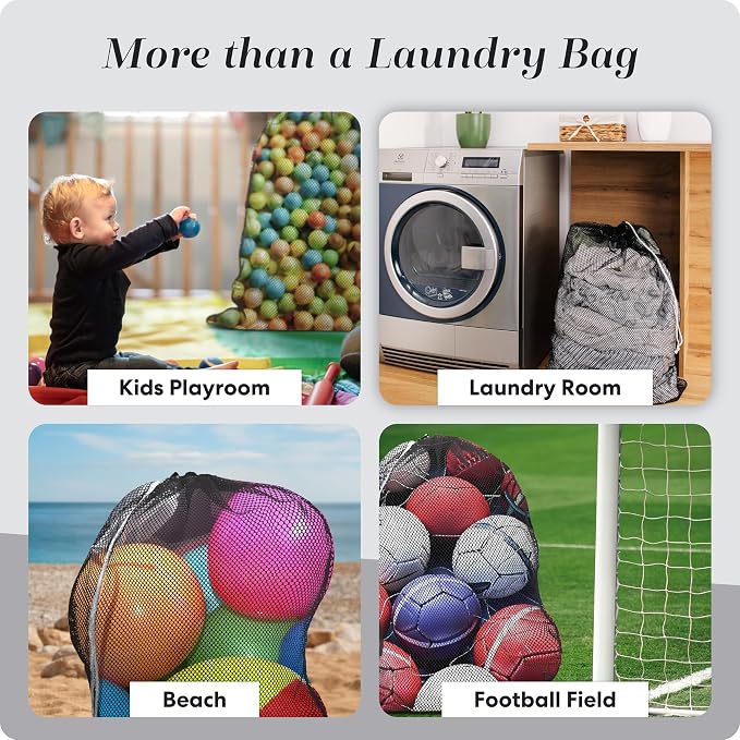 Handy Laundry Mesh XL Laundry Bag 24"x36" 2-Pack, Heavy Duty - Image 7