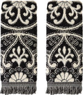 SKL Home Amherst Medallion Hand Towel Set-2pc, Premium 100% Cotton, reversible by SKLHomebySaturdayKnightLtd