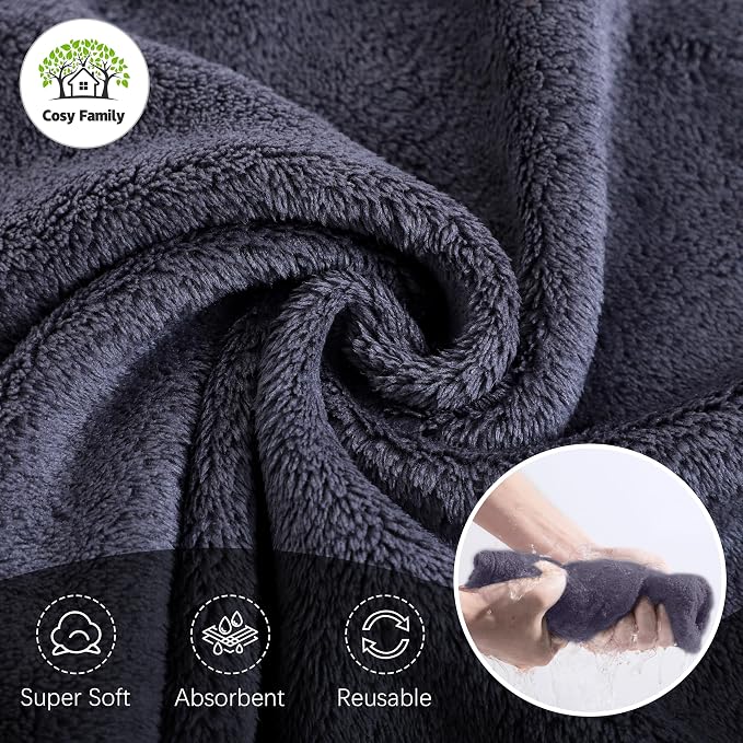 Cosy Family 24 Pack Soft Washcloths Set - Image 7