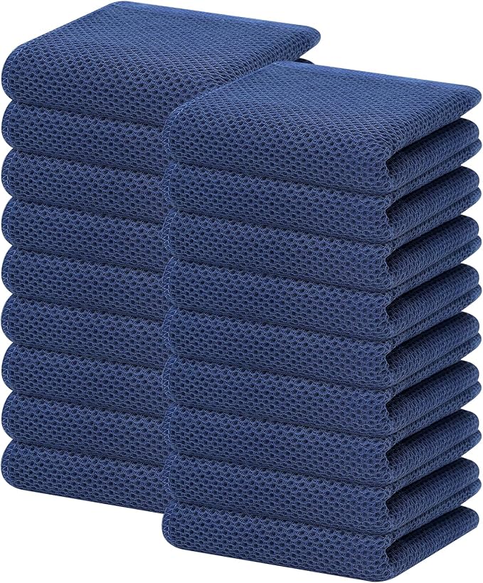 Homaxy 100% Cotton Waffle Weave Kitchen Dish Towels 18-Pack, Ultra Soft by Homaxy