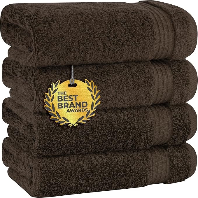 Cotton Paradise 100% Cotton Turkish Towel Set, Soft Absorbent Quick Dry by UNITEDHOMETEXTILE