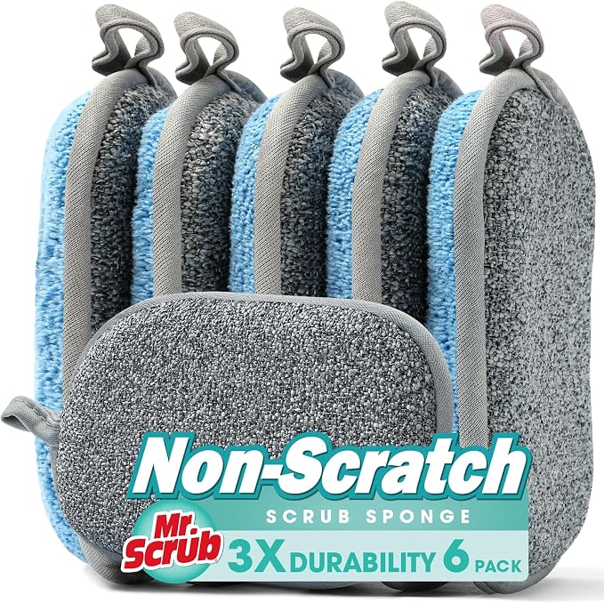 Sponges Kitchen Dish Sponge for Washing Dishes Cleaning Kitchen, All-Purpose by MrScrubCleaninghelpers
