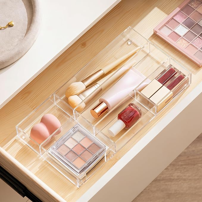 HBlife Acrylic Desk Drawer Organizer Tray - Image 6