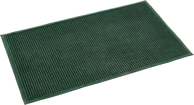Ecomills Rubber Doormat, Extra Large, 36" x 60", Green, XL, Absorbent Indoor Outdoor, Stain Resistant, Rubber Non Slip Backing, Heavy Duty, Durable