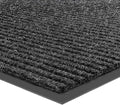 Front Door Mat, Heavy Duty Indoor Outdoor Doormat for Entryway, 120" x 36" Low Profile Outdoor Mats for Home Entrance, Stain and Fade Resistant Welcome Mat for High Traffic Area, Black