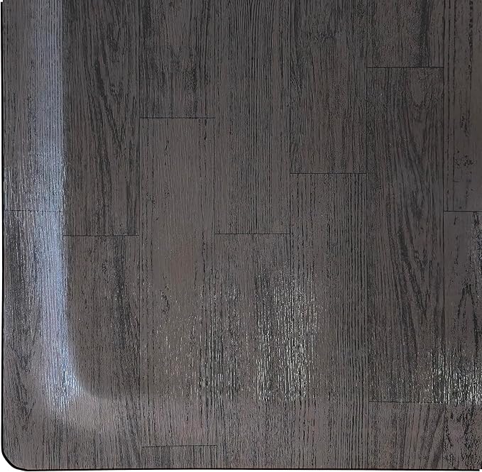 Rhino Mats, Softwoods Anti Fatigue Floor Mat, Commercial Grade Kitchen Mat, Standing Desk Mat, Office, Garage or Anywhere, Standing Comfort. (Black Walnut, 2' x 3' x 1/2")