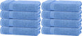 White Classic Light Blue Bath Towels 27x54 Inch, Cotton Towel Set by WhiteClassic