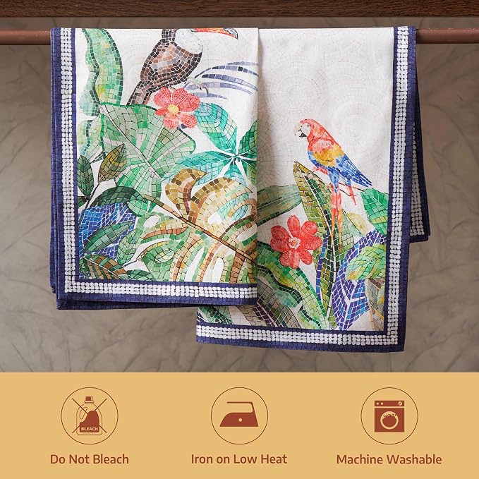 Maison d' Hermine Kitchen Towels Set of 3 100% Combed Cotton 27.50"x20" - Image 8