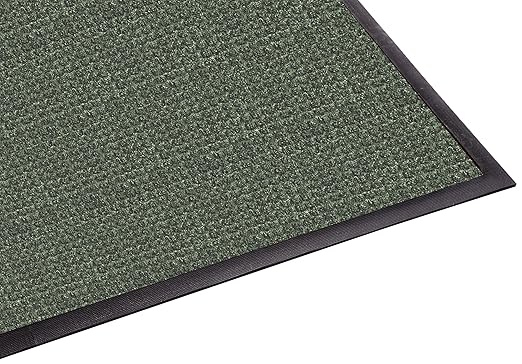 Guardian WaterGuard Indoor/Outdoor Wiper Scraper Floor Mat, Rubber/Nylon, 4'x8', Green