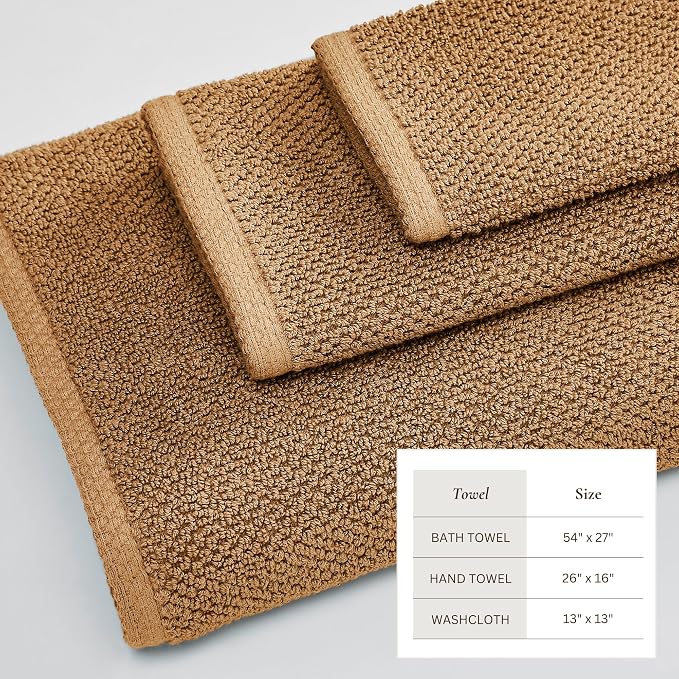 Great Bay Home 100% Cotton 6 Piece Towel Set - Image 4