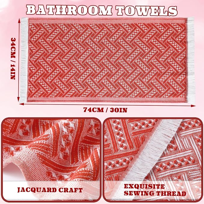 HunnmingRe 4 Pack Boho Hand Towel - Image 2