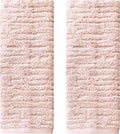 SKL Home CloudSoft Hand Towel Set, 100% Cotton Luxury, Blush Pink | Premium by SKLHomebySaturdayKnightLtd