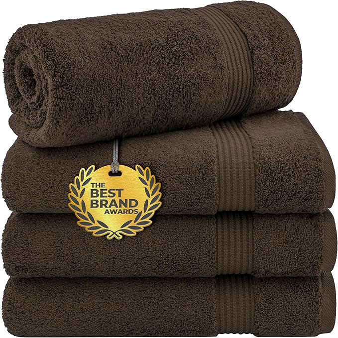 Cotton Paradise 100% Cotton Turkish Towel Set, Soft Absorbent Quick Dry by UNITEDHOMETEXTILE
