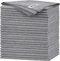 FIXSMITH Grey Microfiber Cleaning Cloth -Pack of 24, Highly Absorbent Cleaning by FIXSMITH