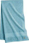 Lacoste Heritage 100% Supima Cotton Bath Towel 30" x 54", Celestial | Highly by Unknown