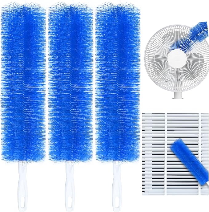 Fan Cleaner Brush Bendable Fans Duster Reusable Dust Remover Plastic Dust by Augisteen