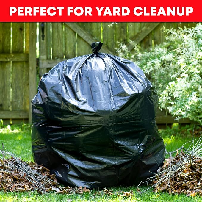 Tasker Contractor Garbage Bags 55 Gallon 3 Mil Heavy Duty 60 Gal Contractor - Image 5