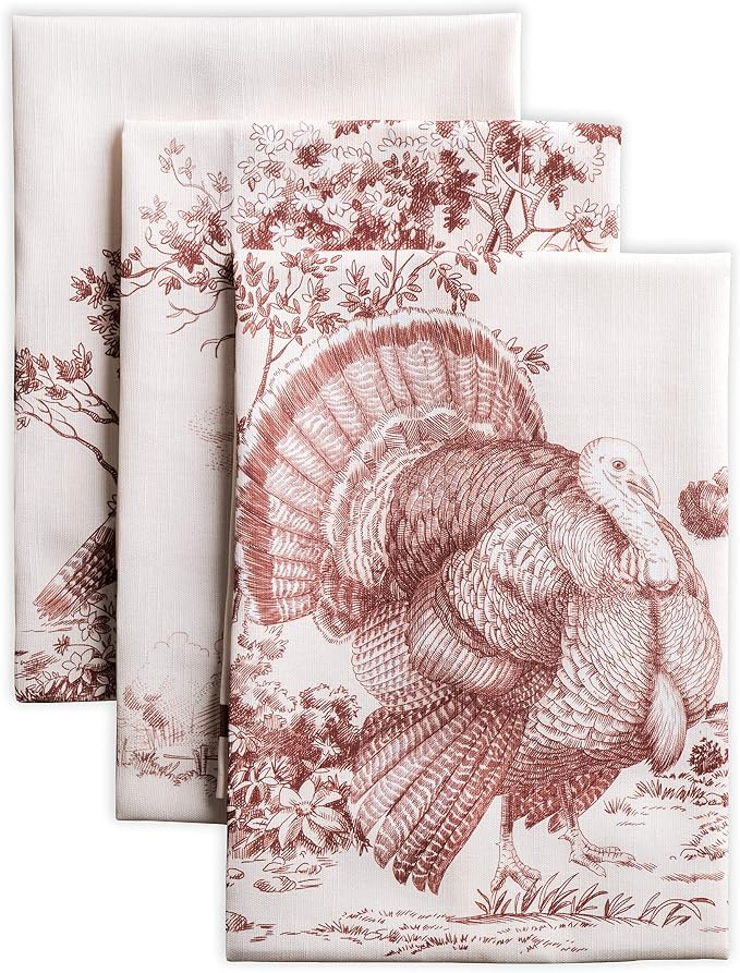 Maison d' Hermine Kitchen Towels Set of 3 Reusable 100% Cotton 27.50" x 20" by MaisondHermine