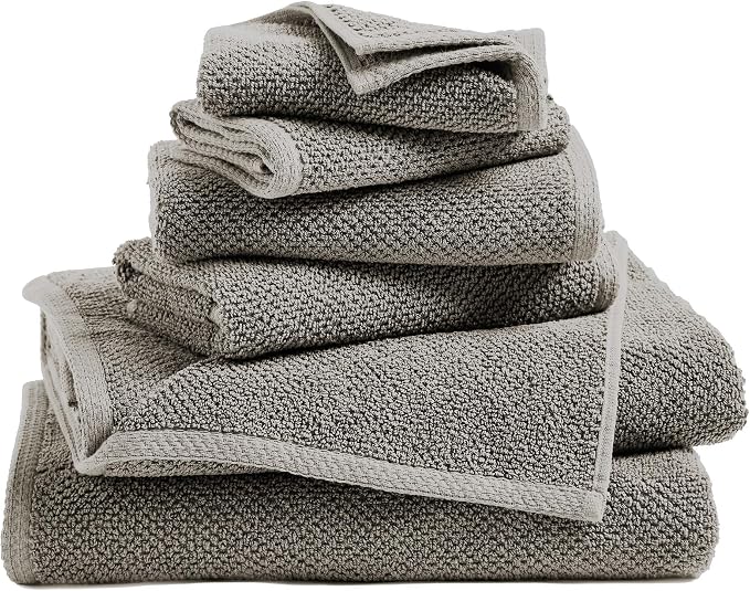 Great Bay Home 100% Cotton 6 Piece Towel Set by GreatBayHome