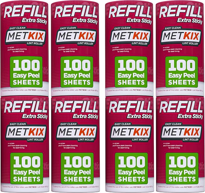 Refill for Metkix Lint Rollers 8 Pack by Metkix