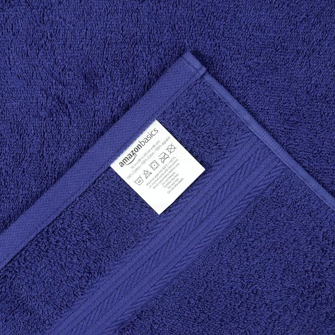Amazon Basics 100% Cotton Fade-Resistant Hand Towels - Image 3