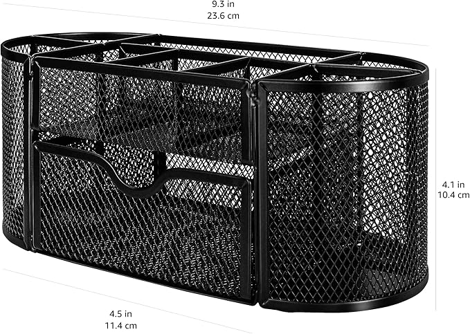 Amazon Basics Mesh Desk Organizer - Image 5