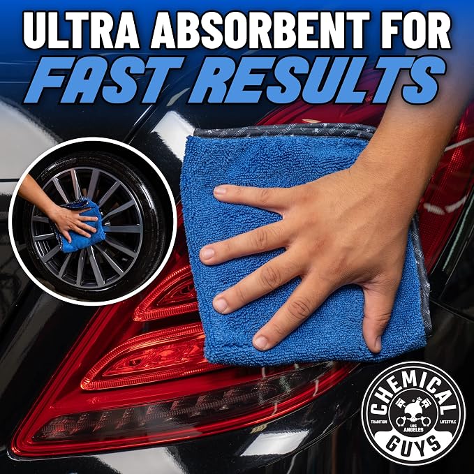 Chemical Guys, Professional Microfiber Towels, 16 x 16 in, 3 Pack - Image 8