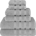American Soft Linen 100% Cotton Luxury Turkish Towels, 6 Piece Towel Set | Soft by AmericanSoftLinen
