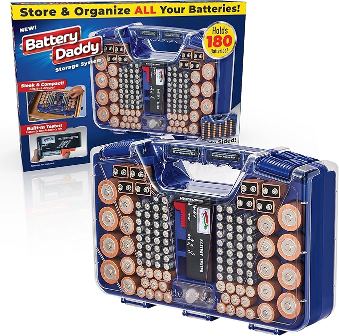 Battery Daddy Storage & Organizer Case by Ontel