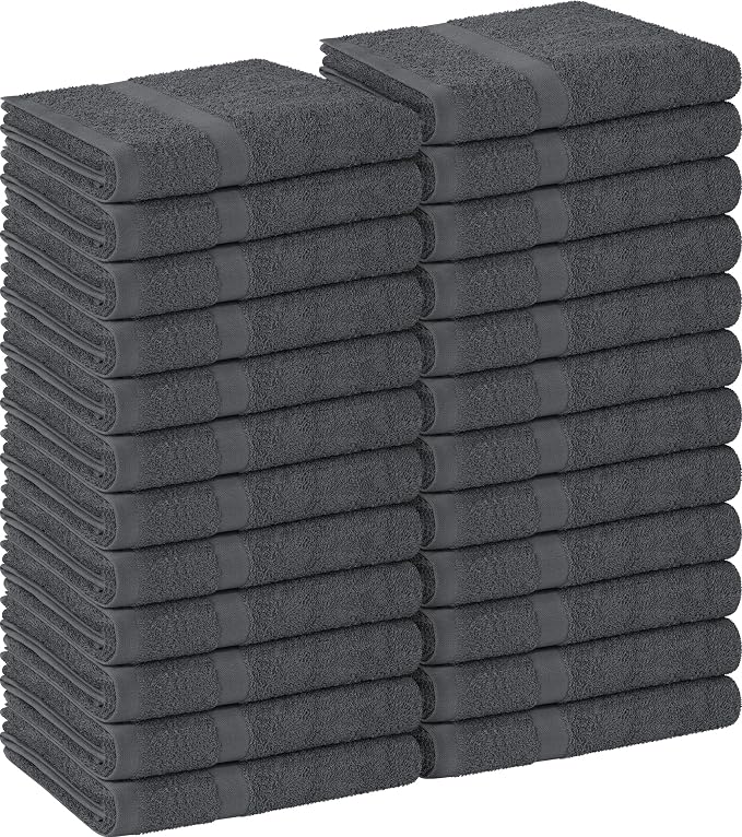 Utopia Towels Salon Towels, 16x27 in, 100% Cotton, Gym & Beauty Care by Unknown
