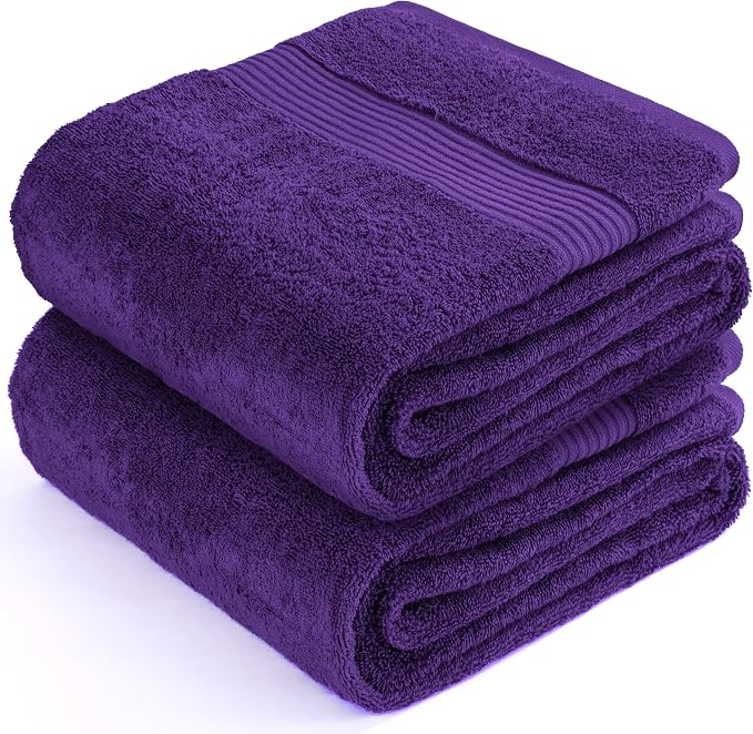 Cotton Paradise 100% Cotton Turkish Towel Set, Soft Absorbent Quick Dry - Image 6