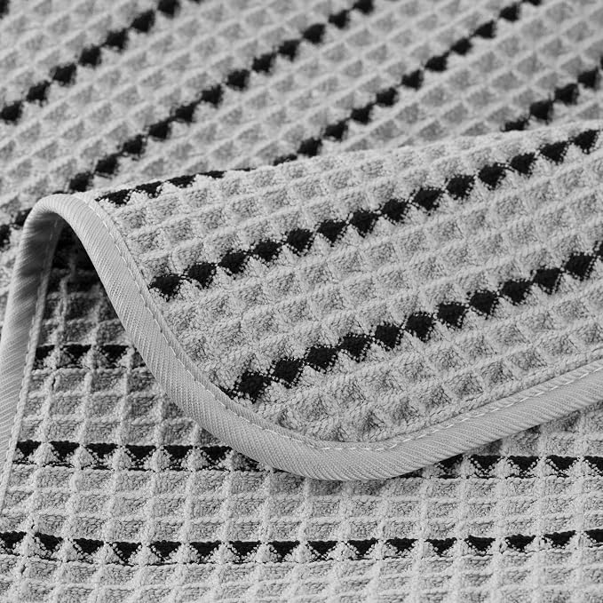 POLYTE 430 GSM Poly Blend Microfiber Quick Dry Waffle Hand Towel, 16x30 in | 4 - Image 5