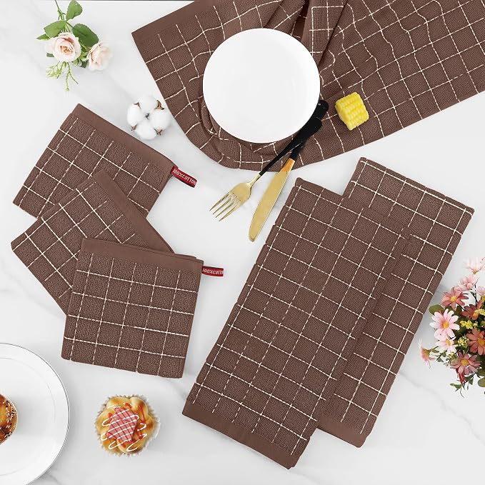 Homaxy Kitchen Towels and Dishcloths Set - Image 3