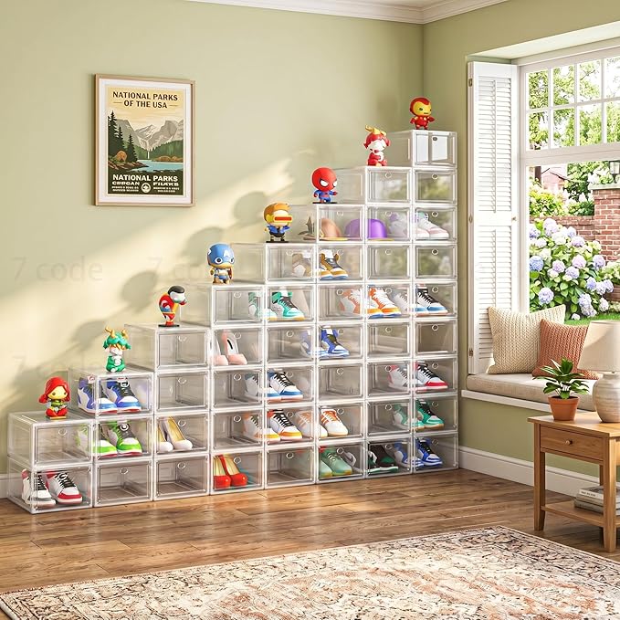 Sturdy Clear Shoe Organizer - Image 2