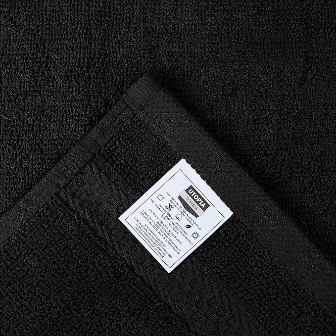 Utopia Towels 12 Pack Premium Wash Cloths, 12x12 in, 100% Cotton, Gym & Face - Image 7
