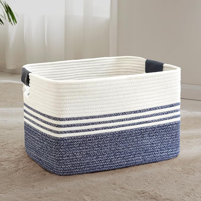72L Woven Laundry Basket Hamper by SunNewt