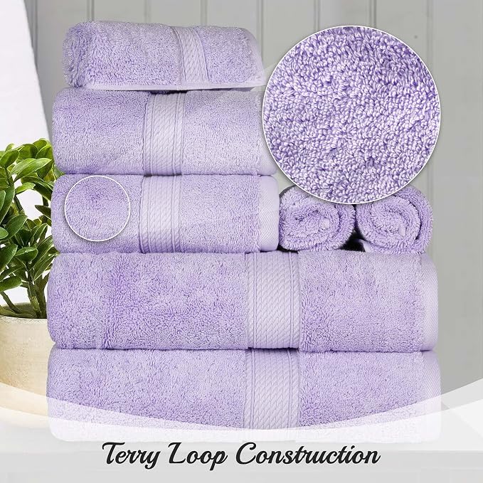 Superior Egyptian Cotton Ultra Plush & Absorbent, 10 Piece Set, Soft Luxury - Image 3