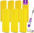 Washable Mop Pads for Swiffer PowerMop: Microfiber Wet Mops Refills 7 Pack by MEXERRIS