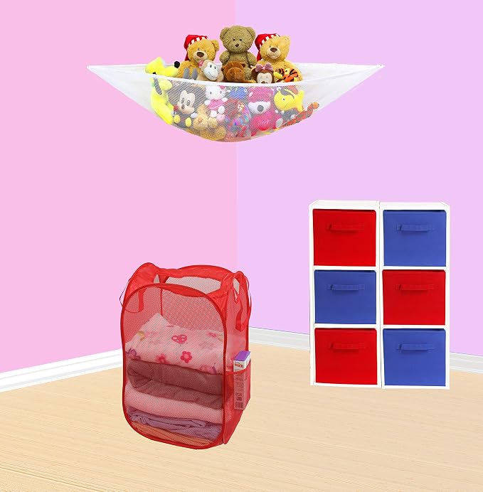 Simple Houseware Mesh Pop-Up Laundry Hamper - Image 5