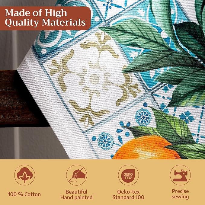 Maison d' Hermine Kitchen Towels Set of 3 Reusable 100% Cotton 27.50" x 20" - Image 3