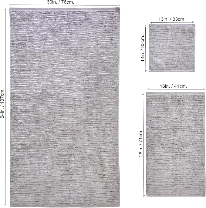SKL Home CloudSoft Bath Towel Set, 100% Cotton Luxury, 2 hand towels, 2 - Image 3
