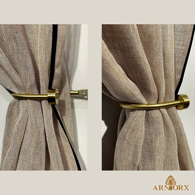 Quality Curtain Holdbacks, Solid Steel Curtain Holdback - Image 4