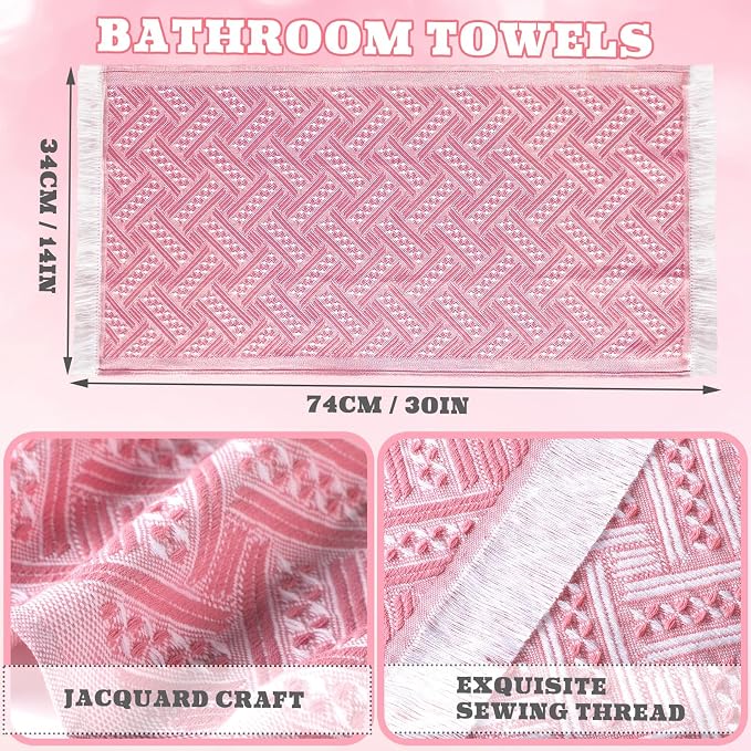 HunnmingRe 4 Pack Boho Hand Towel - Image 2