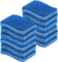 Superio Non-Scratch Cellulose Sponge Scrub Heavy Duty Kitchen Sponges Scrubbers by Superio