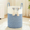Laundry Basket, Woven Cotton Rope Laundry Hamper, 60L by Artfeel