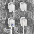 4Pack Toothbrush Holder Wall Mounted by LUEXBOX