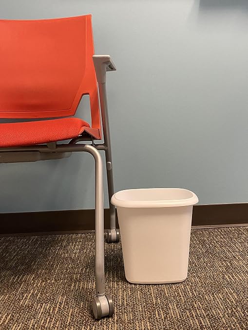 Rubbermaid Vanity Trash Can/Wastebasket 1.5-Gallons/6-Quarts White - Image 6