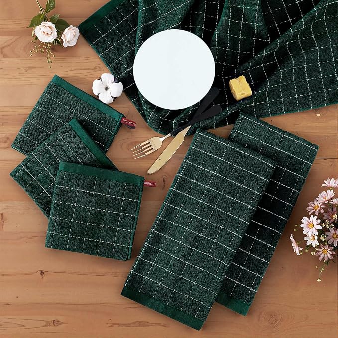 Homaxy Kitchen Towels and Dishcloths Set - Image 2